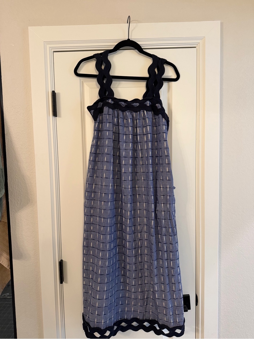 Tuckernuck Womens Navy Blue Summer Dress